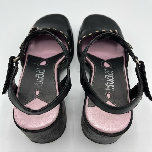 MUDD - Girls Black BlockHeel , Closed Toe Shoe sz 1 - Picture 2 of 6